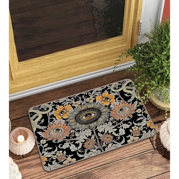 Other - Sunflower Evil Eyes Entrance Door Mat